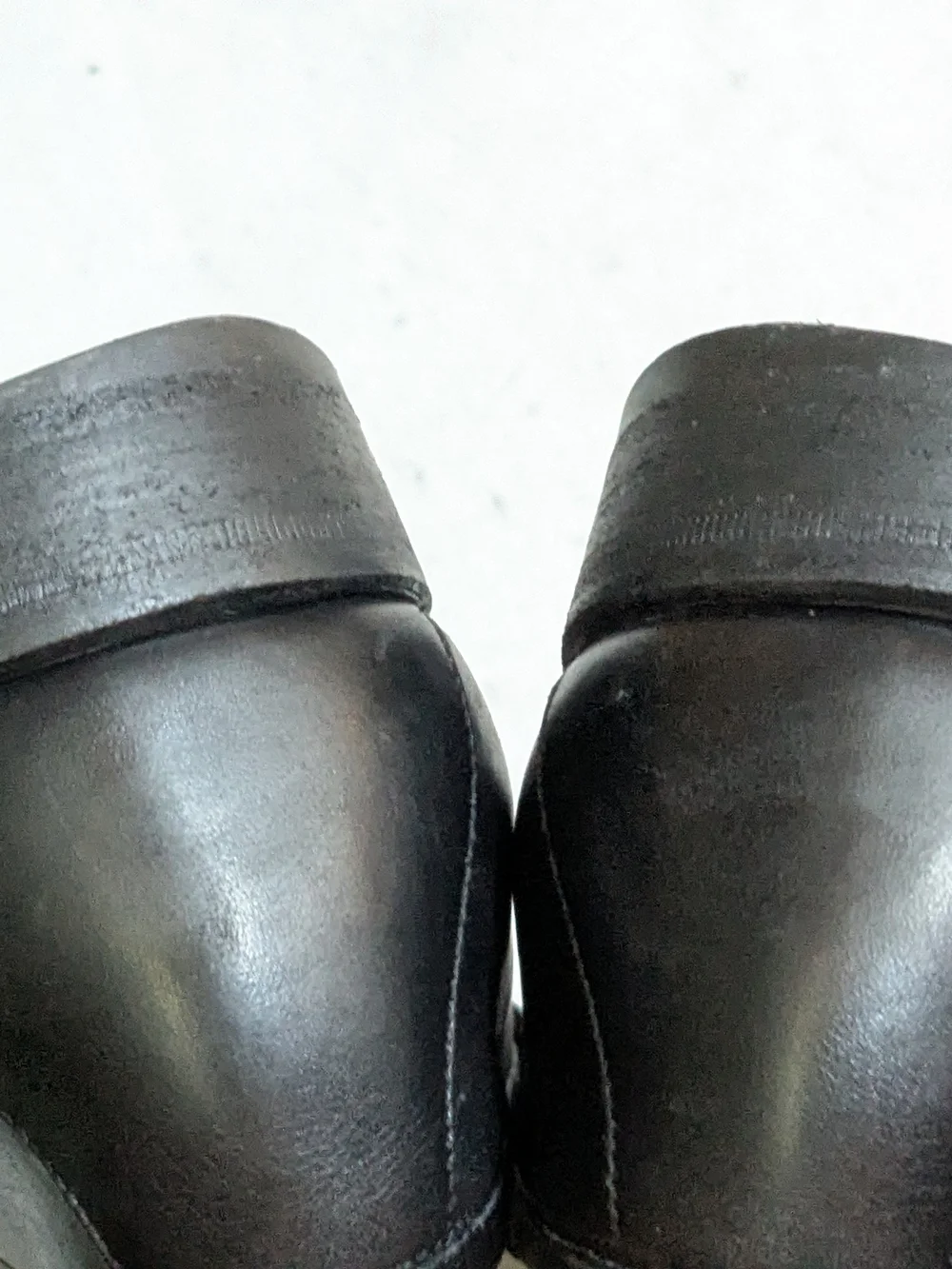Men's Black Leather Bit Loafers - Classic Slip-On Dress Shoes Men 10 D Italy